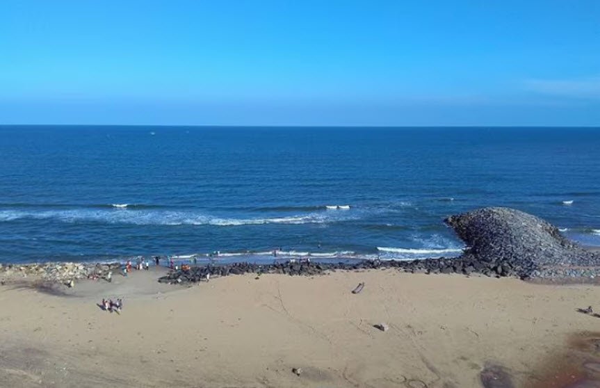 Poompuhar Beach, Keelaiyur, Tamil Nadu, India